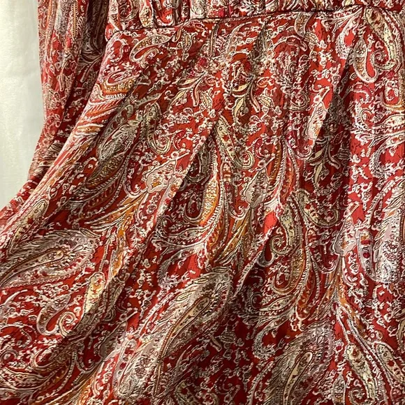 Lulus Paisley Long Sleeves Mini Cocktail Dress - Picture 5 of 13